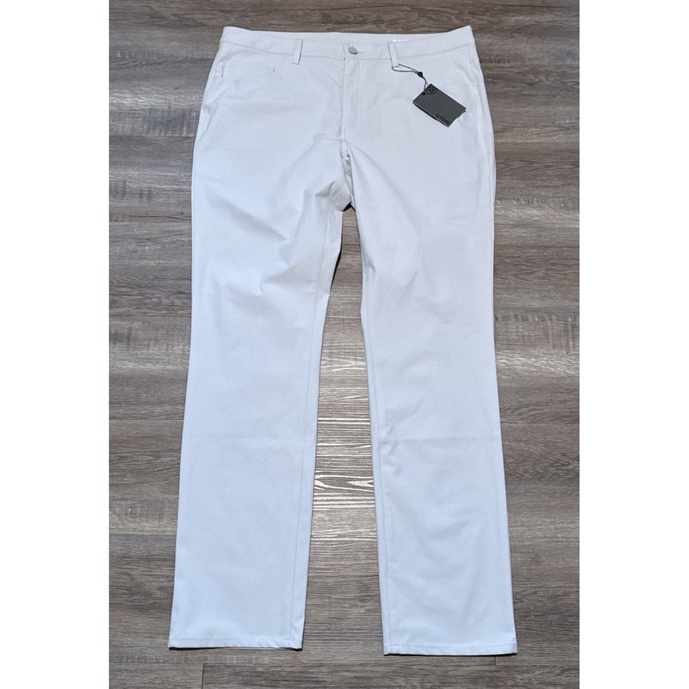 NEW G/Fore Men's Size 40x34 Gray Tour Stretch 5-Pocket Straight Leg Pants